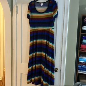 Lularoe Riley Midi Dress XL